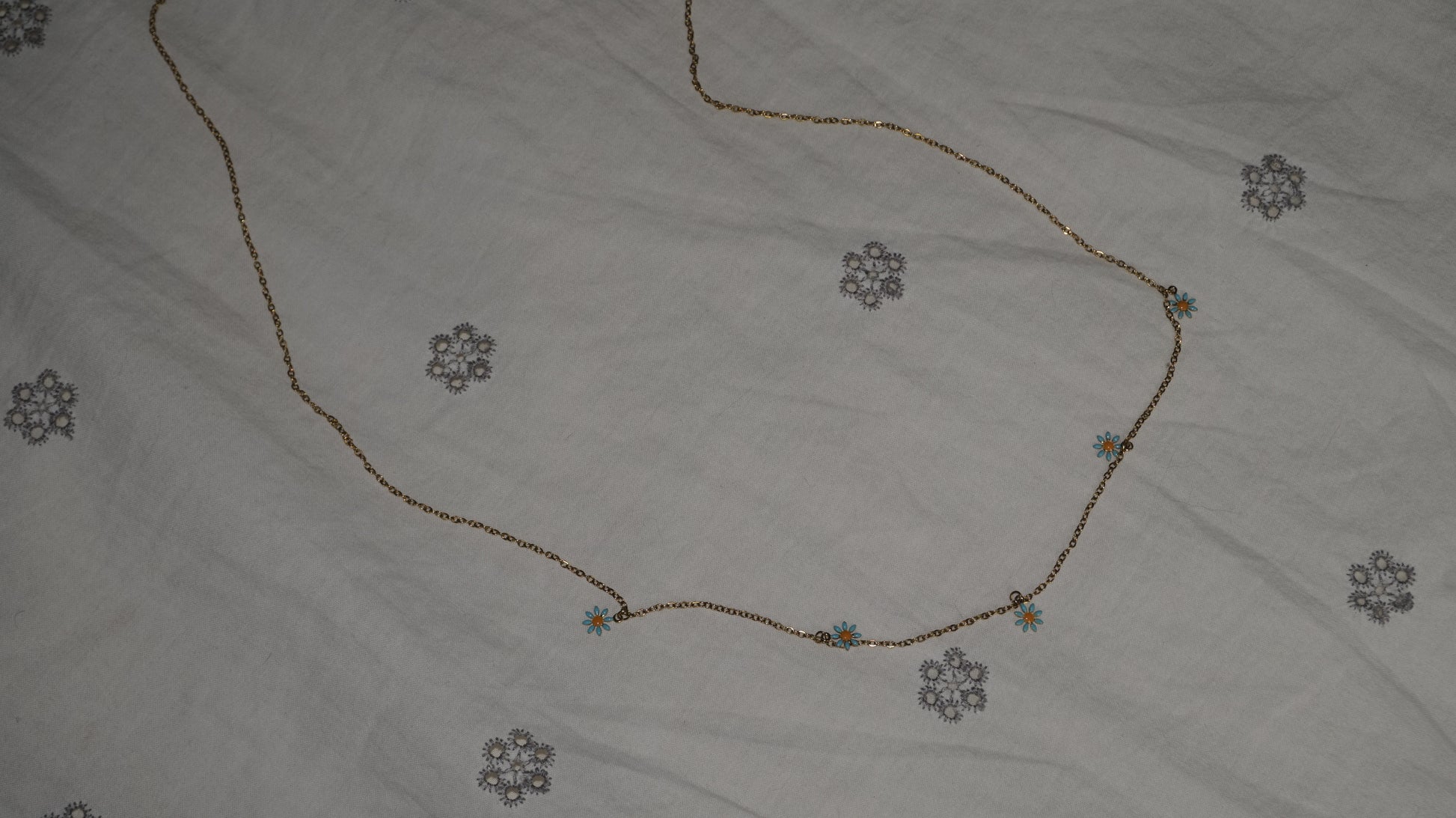 Blue Daisy Waist Chain